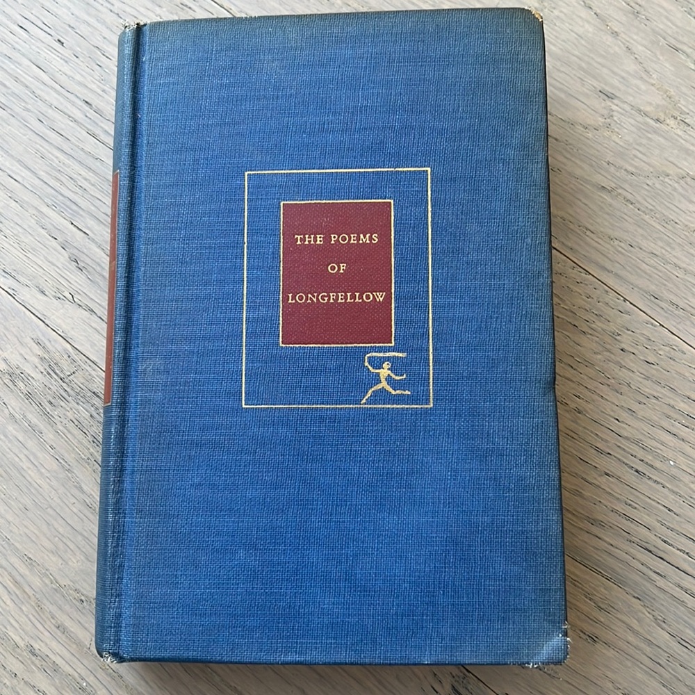 Vintage 1950 Henry Wadsworth Longfellow book